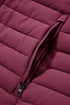 Plush Collared Quilted Zipped Puffer Vest